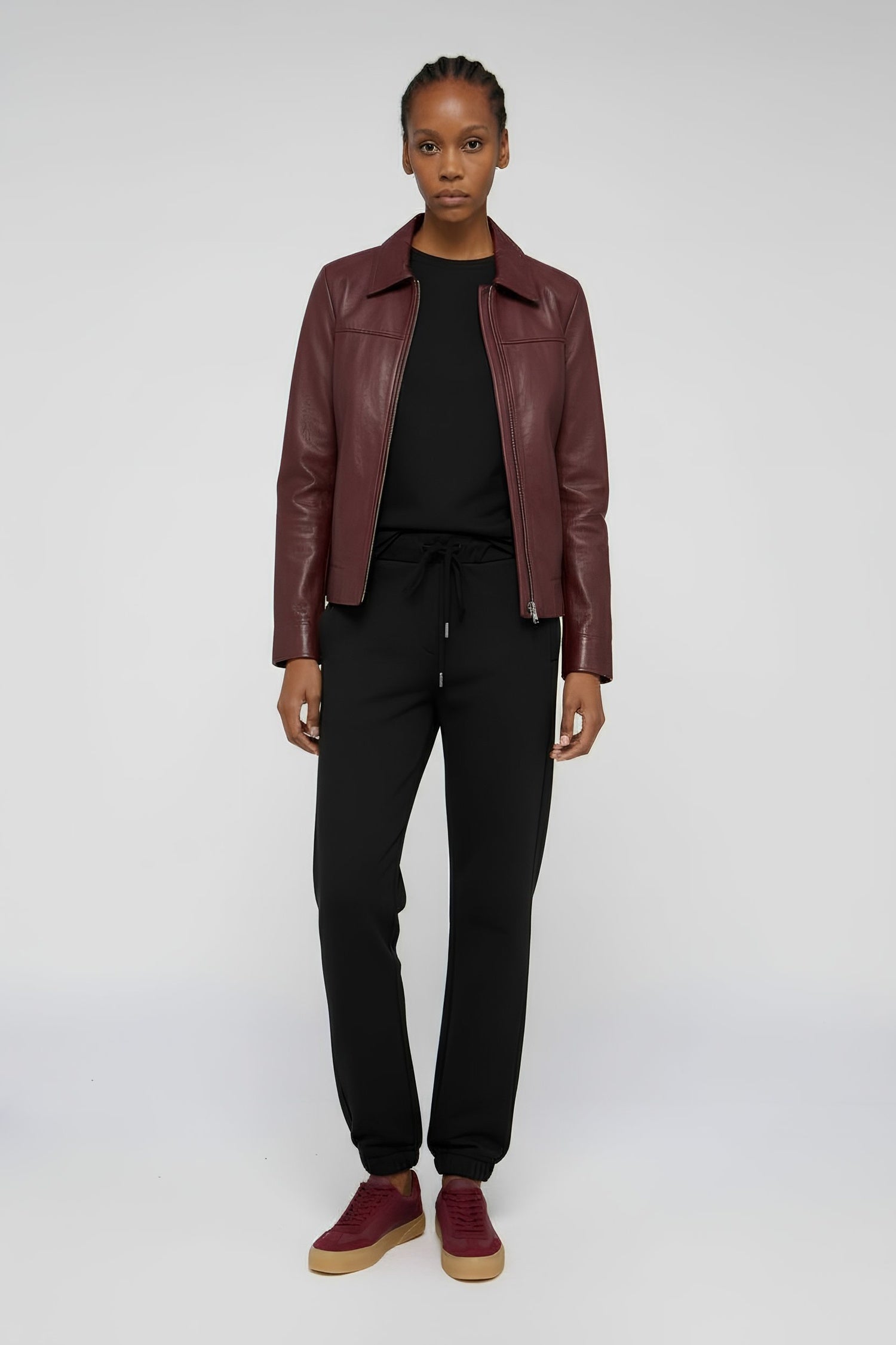 Pantaloni jogging in jersey fluido 1|f55913708dd41e6e710514c9b928f175ded3a62c86ecfe4714fb5e3f3680830c