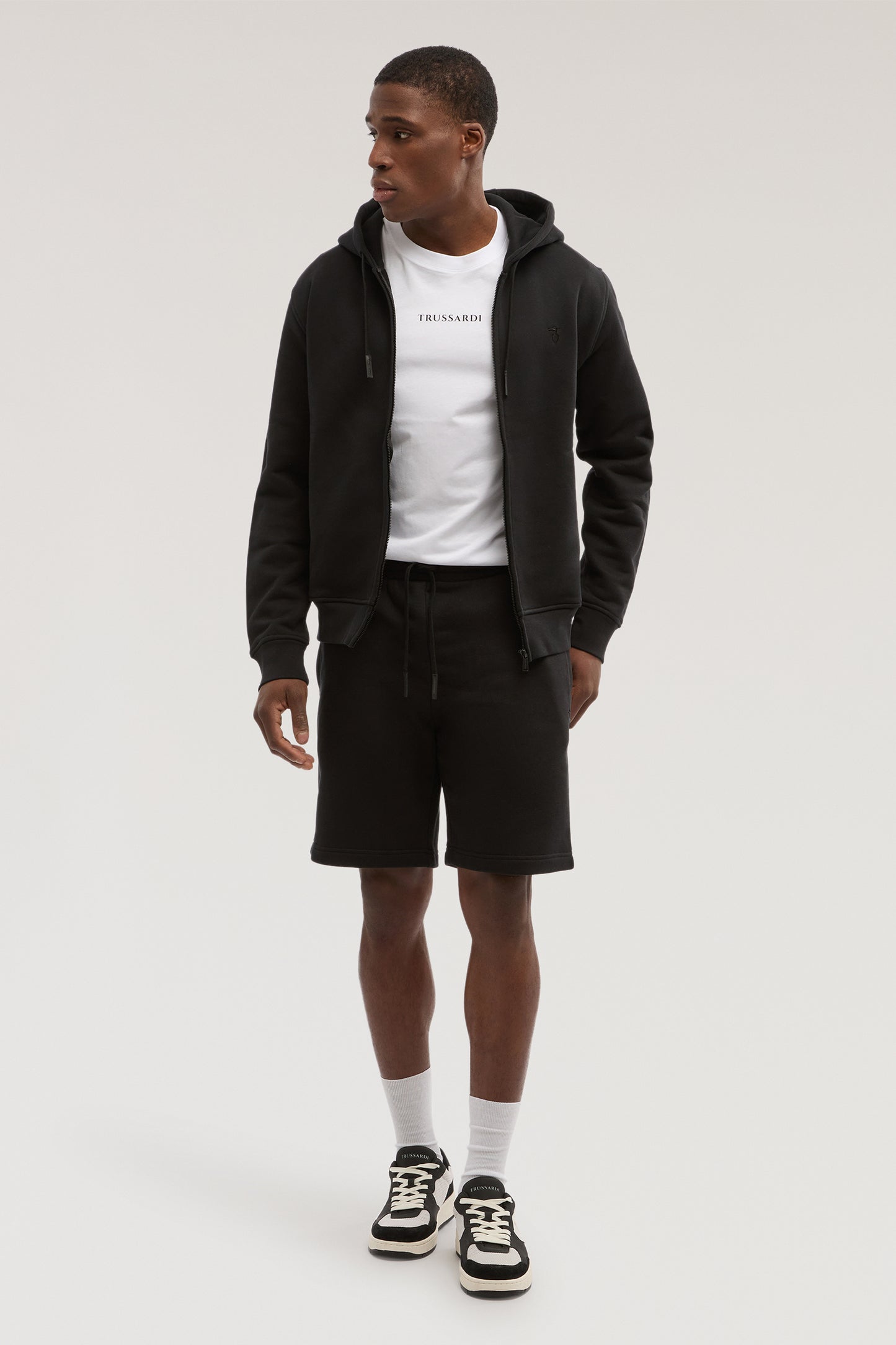 Bermuda in jersey diagonale 4|c748bcacc55b261b92274ccc8dbe81e43b723793c6f113eec72cd71b25f4942b