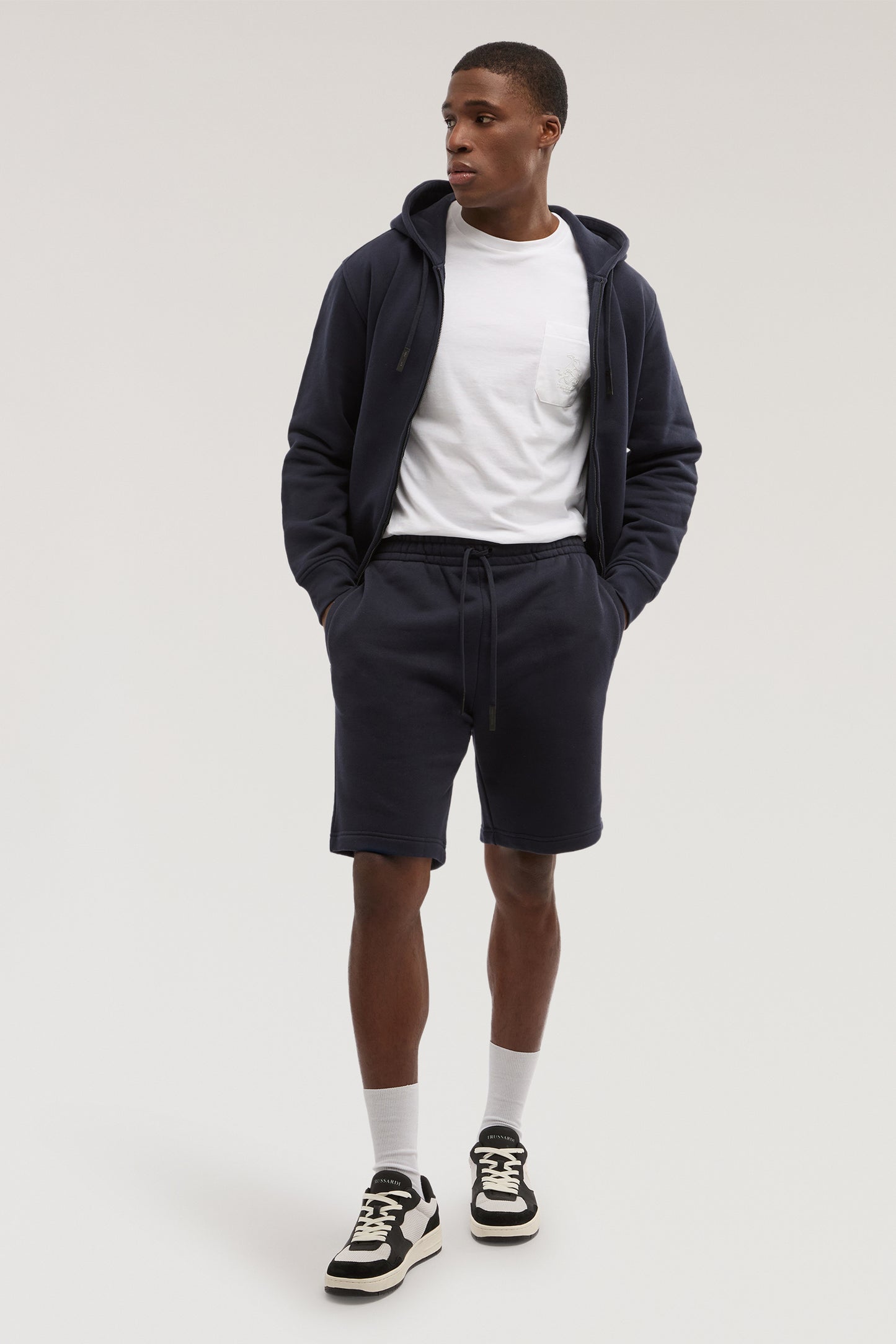 Bermuda in jersey diagonale 4|d96632e13e211d911eb51bb964ddecc137035f1ba345adc4259430463d586c6b