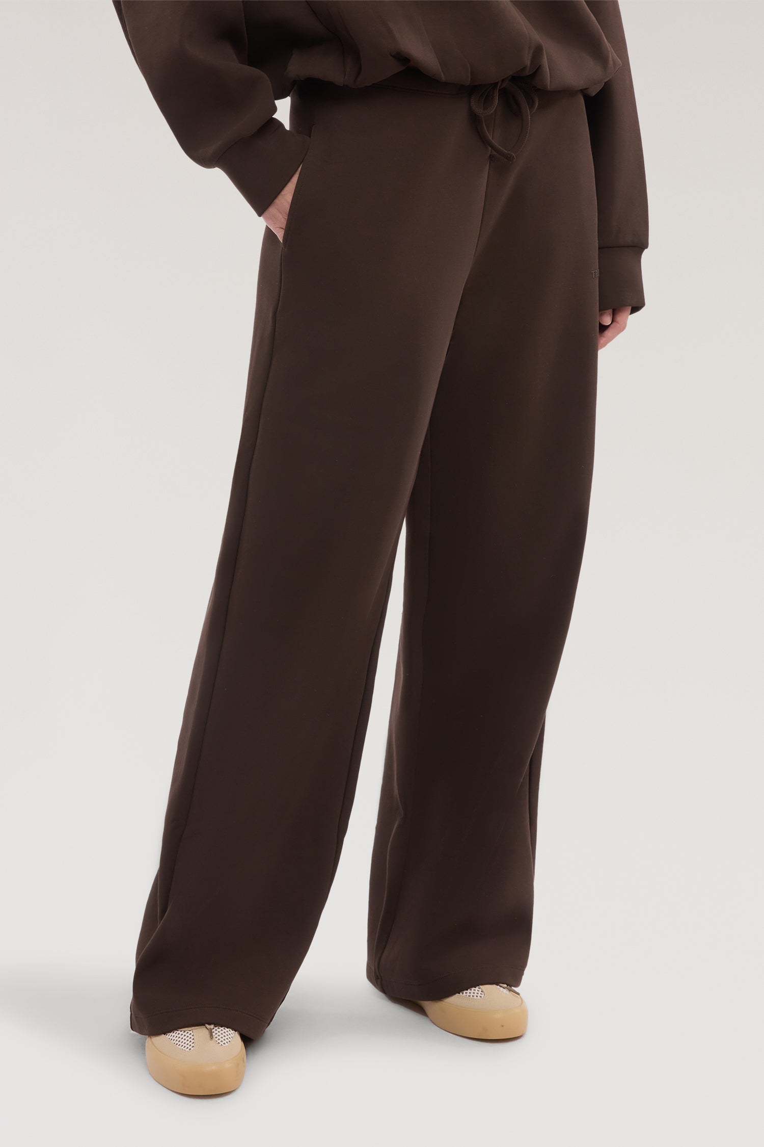 Pantaloni ampi in jersey diagonale 1|99cfab671b0ff90675efe40b8dd46d771247babcb9b1871e4590235317736d32