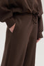 Pantaloni ampi in jersey diagonale 3