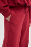 Pantaloni ampi in jersey diagonale 3
