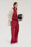 Pantaloni ampi in jersey diagonale 4