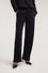 Wide jogging pants in sweatshirt fabric
