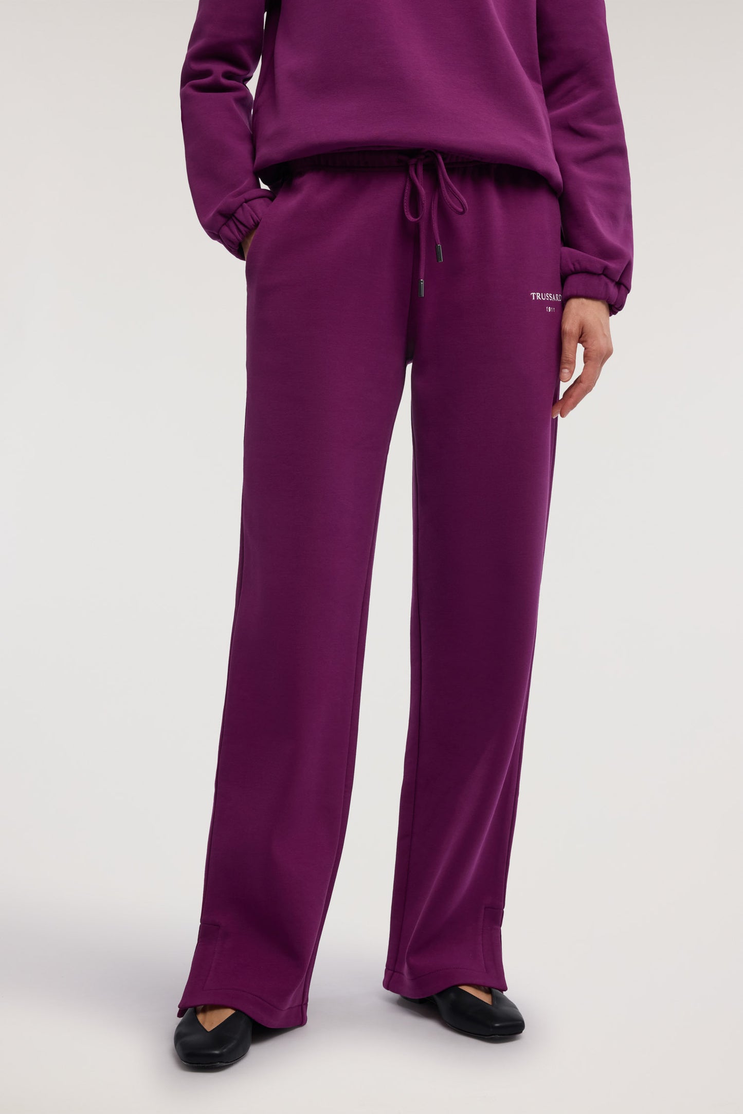 Pantaloni jogging wide in felpa 5|462fb91682942cb4737c3d0bcbc6a01f53fbe937dd7fb198615174613935f77b