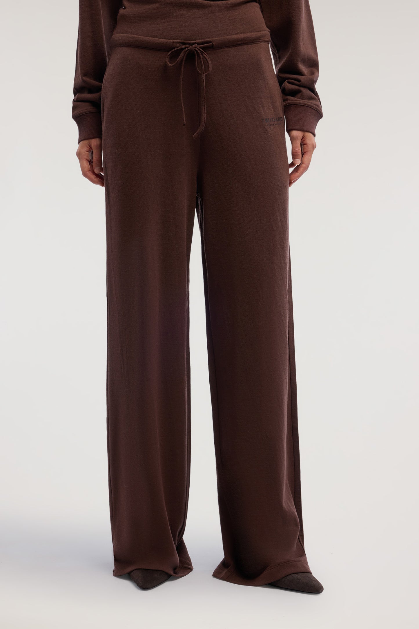 Pantalone palazzo in jersey di lana 3|7f2e4c0c053b45ab21e15abb096529356c0cba73f3e875fe83eefd9a6003362d