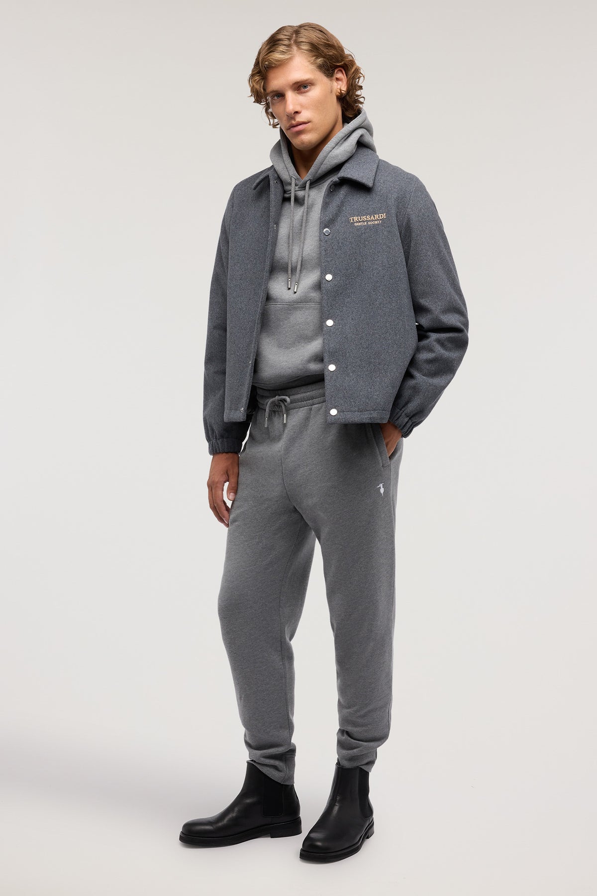 Pantaloni jogging in felpa garzata 5|7c14a3599d774b30d3760f3030d76807ac5889ec5a8329764ee41aa0caba3356