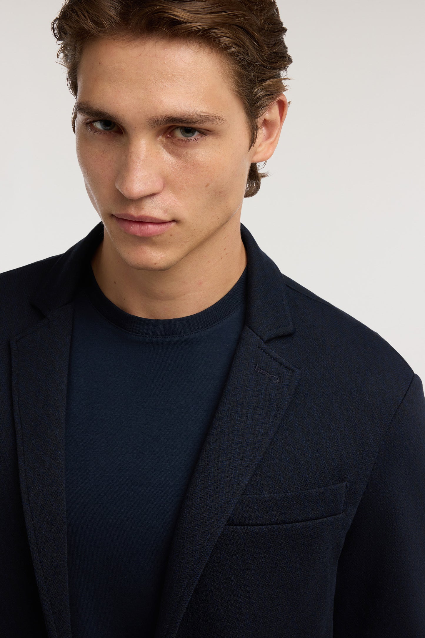 Blazer destrutturato in jersey spigato 5|73949980fb097a524f2e65a3b038bfac196cceea05a0aa0c2dce9cef0ead4d87