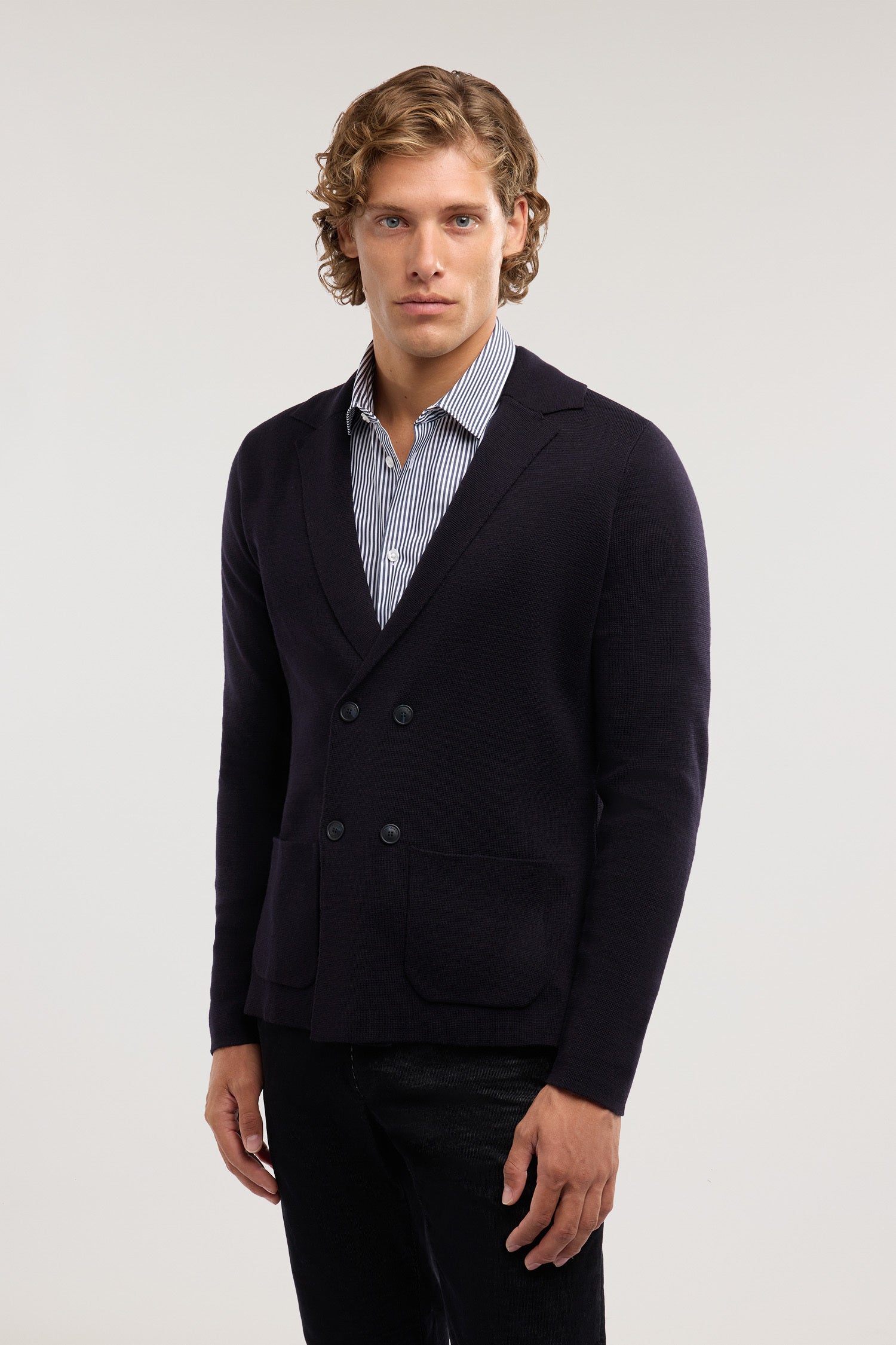 Giacca in maglia doppiopetto 2|2ee5f0fce95fe236e25090c7e0601fb187a3e5d66ad2f218f790eab47a535f3b