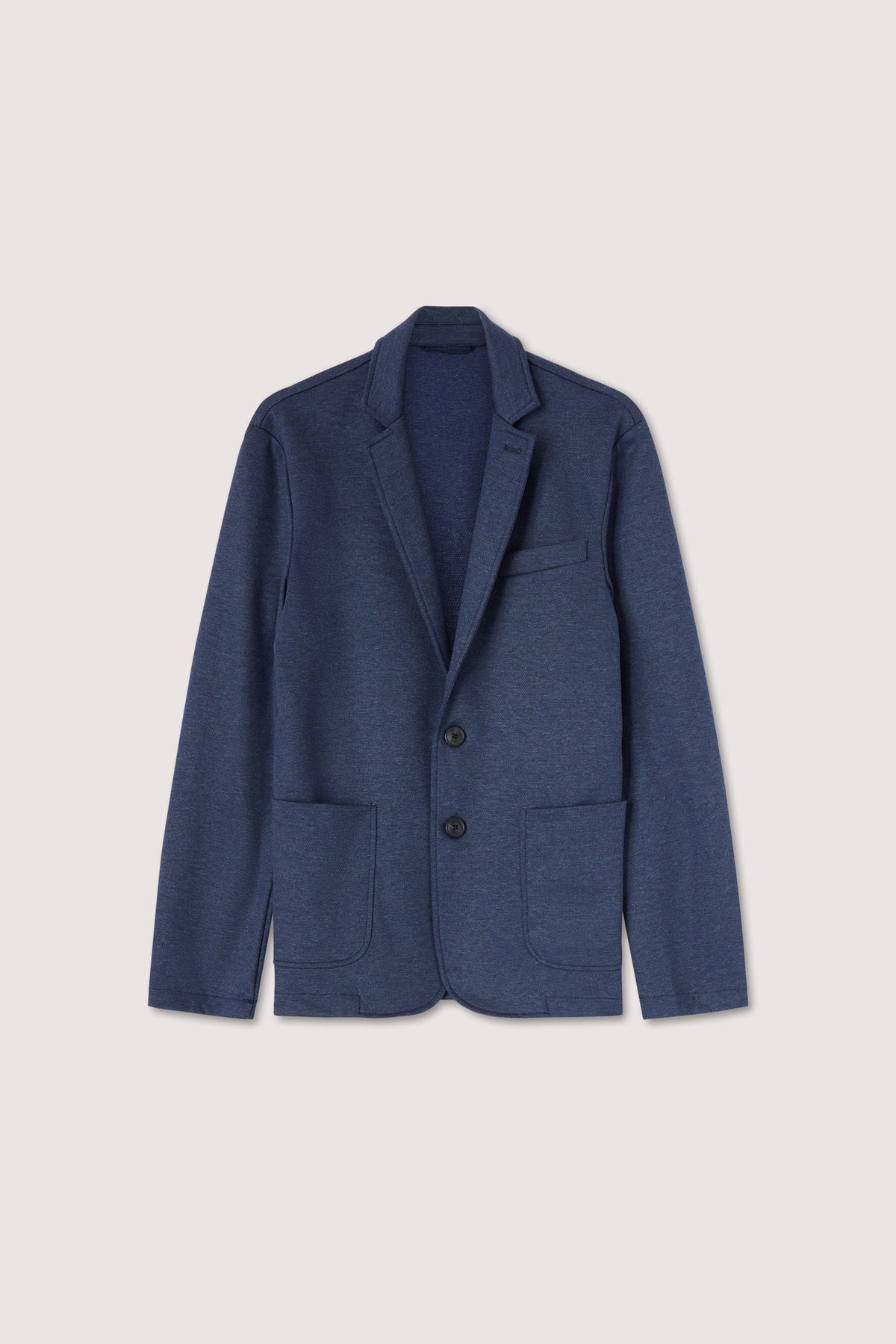 Blazer destrutturato in jersey microfantasia 2|82646e0e80bb58baf118e725b5341a33d6ab16fabb2aedc9eba9376087688665