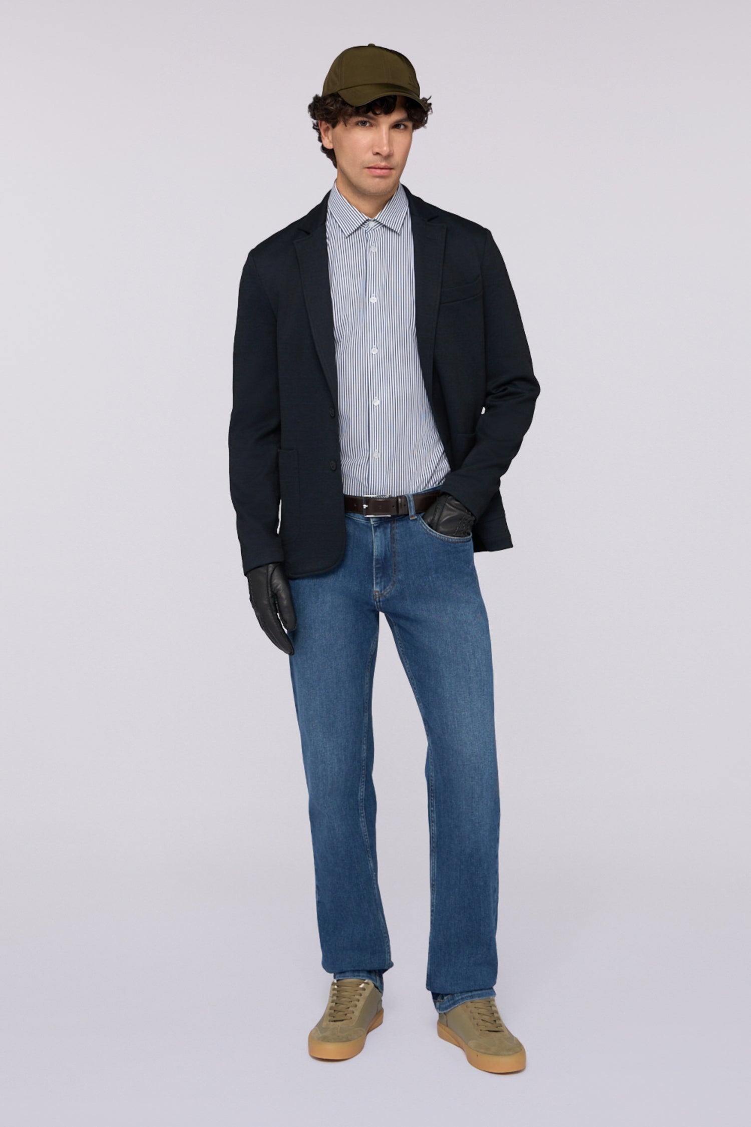 Blazer slim fit in jersey 4|14038bade603c6413c9ef029c845cccdc92a168675d7daafb82b34cf493edb1a