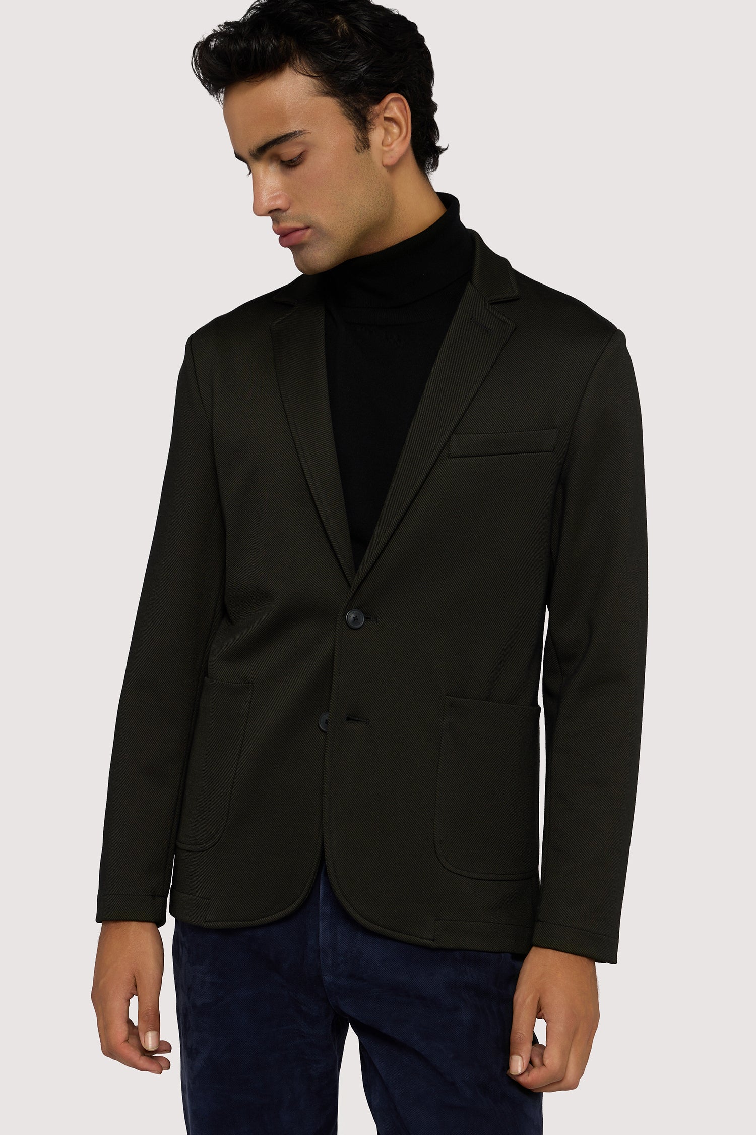 Blazer slim fit in jersey 5|b630ad23dcb56aa8f04c3e004b06b142a66e675981d9517c16a2cbb94dad1bf5
