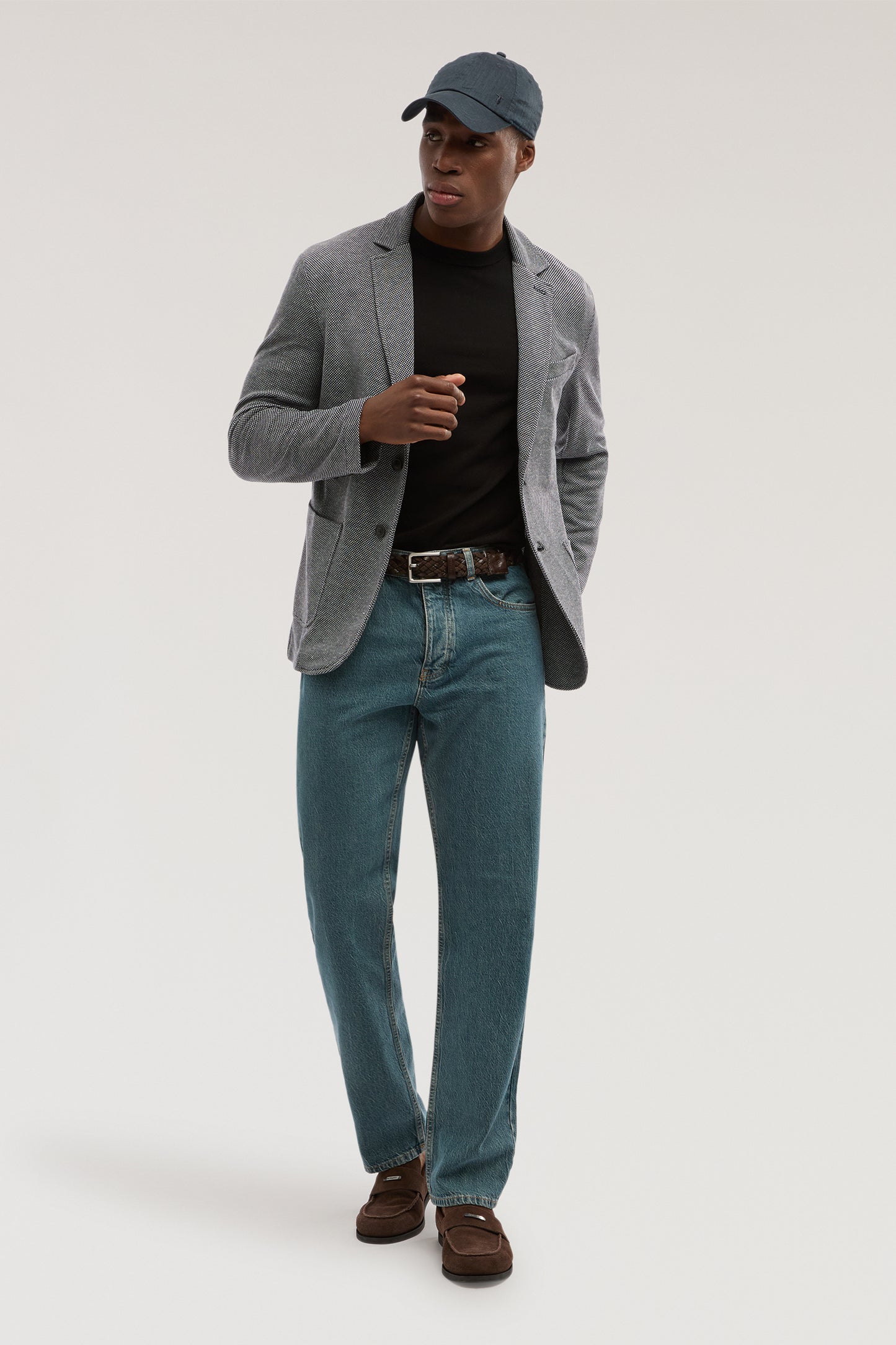 Giacca slim fit in jersey misto lino 4|f8c0dc0ffa92a2a30508bab77e8ae301a7c05ce7e8aaf7545dd5a544a32d9fb8