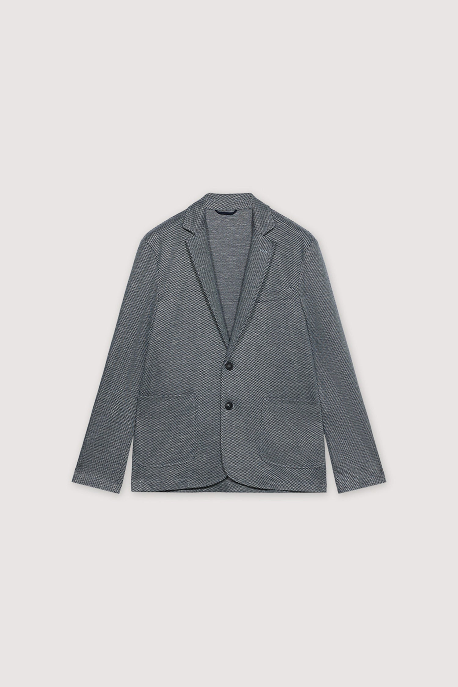 Giacca slim fit in jersey misto lino 5|ef4a8c38a2071fa2b8cafe13f68e9a223b22db2747e8d9eb226be4b5b530d889