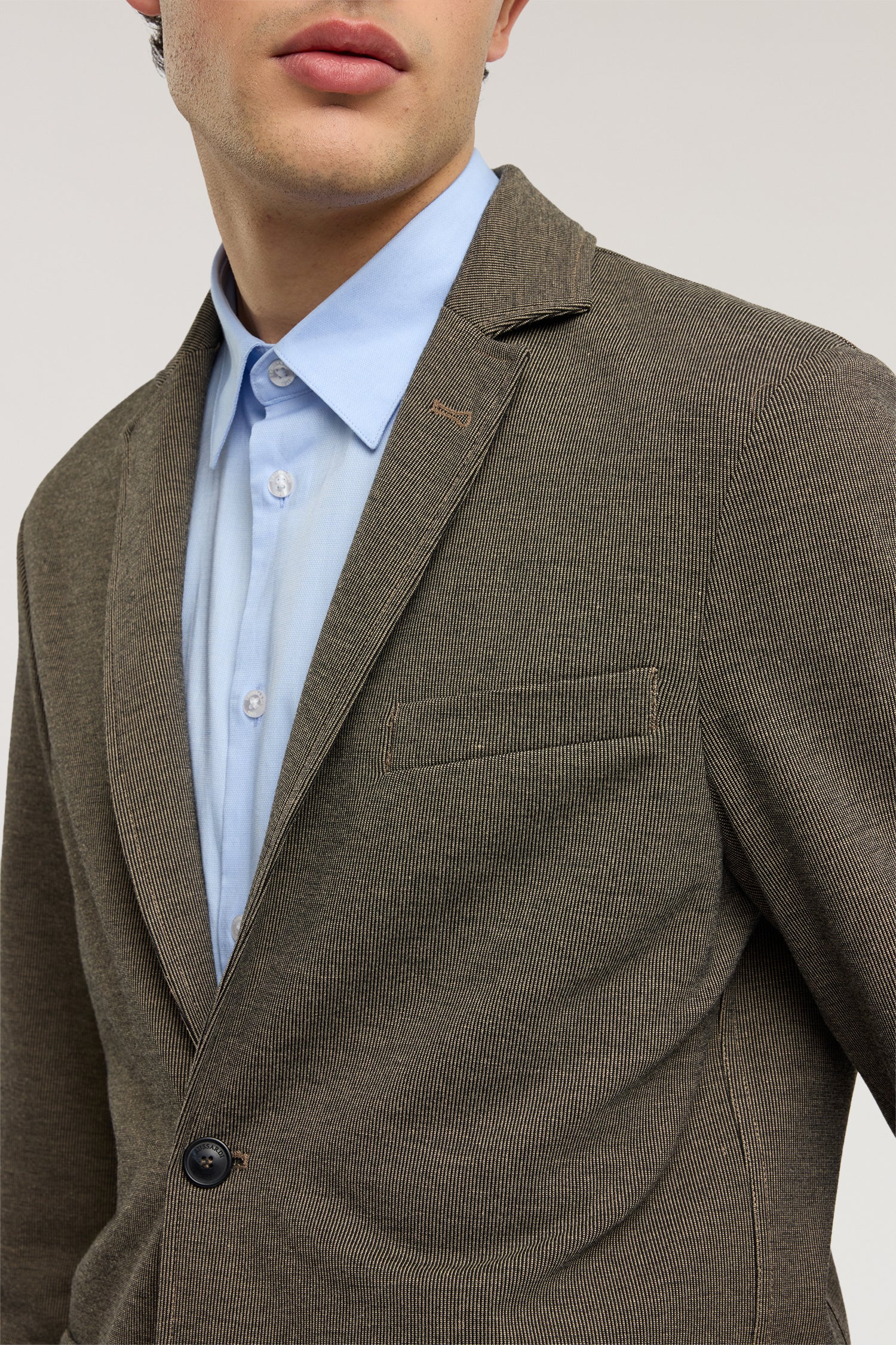 Blazer slim fit in jersey tridimensionale 4|bd386afedc77e71fb78c0fe07c377b30375a3f6308260c913e3ea58b6f46b6a3