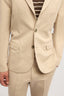 Blazer monopetto in lino e cotone 3