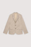 Blazer monopetto in lino e cotone 5