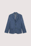 Blazer monopetto in lino e cotone 5