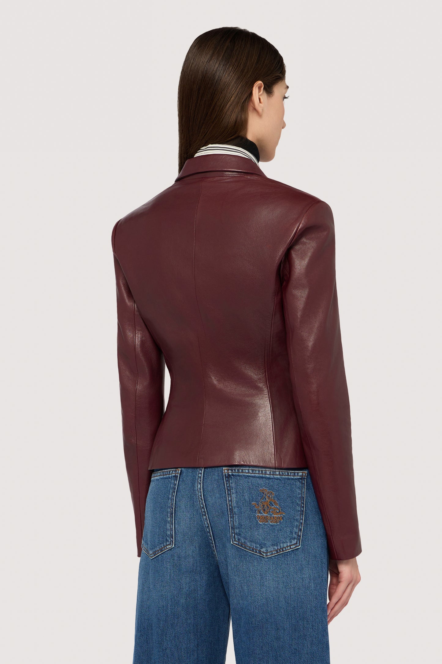 Blazer in pelle con fodera Gentle Society 2|5b2a388f57442c545561d1abbfe59c9795f19ca940f774d0409ff01b2f525977