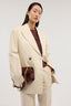 Blazer doppiopetto in cotone e lino 1