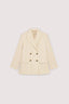 Blazer doppiopetto in cotone e lino 7