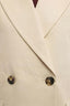 Blazer doppiopetto in cotone e lino 6