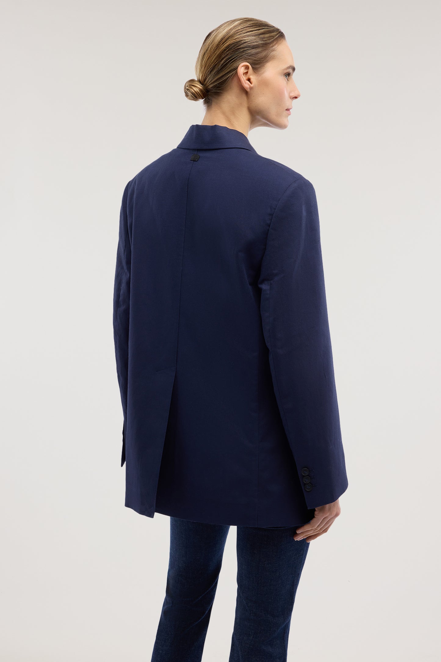Blazer doppiopetto in cotone e lino 2|5e327f581e274a2a3728981bc92d7db12483a87852a9c83f6c5b15b6547a6cf9
