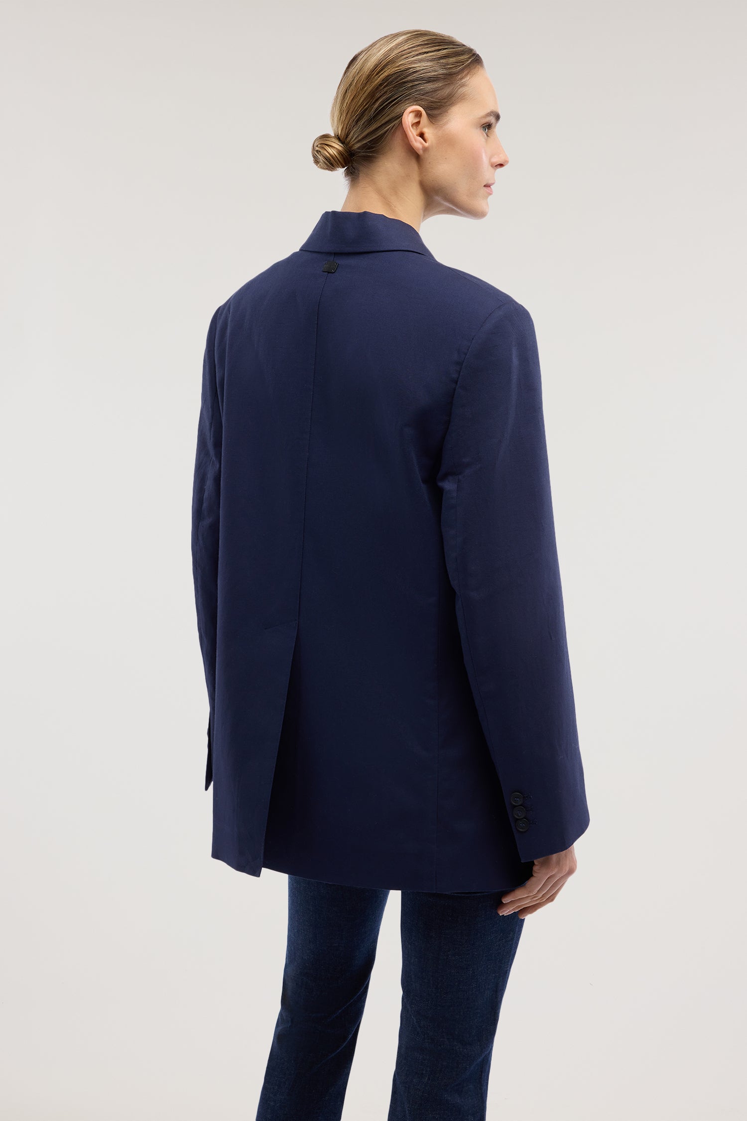 Blazer doppiopetto in cotone e lino 2|5e327f581e274a2a3728981bc92d7db12483a87852a9c83f6c5b15b6547a6cf9