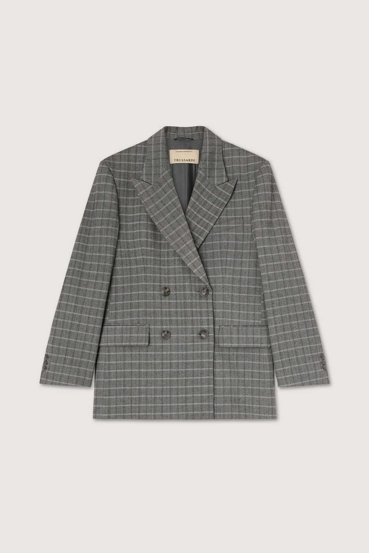 Blazer doppiopetto over a quadri in flanella 5|3200a9d8c9c9b16a65f64e7c54a788f00cf4864665786463b9551d0d8d817d22