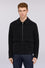 Blouson con collo camicia in misto lana