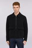 Blouson con collo camicia in misto lana 1