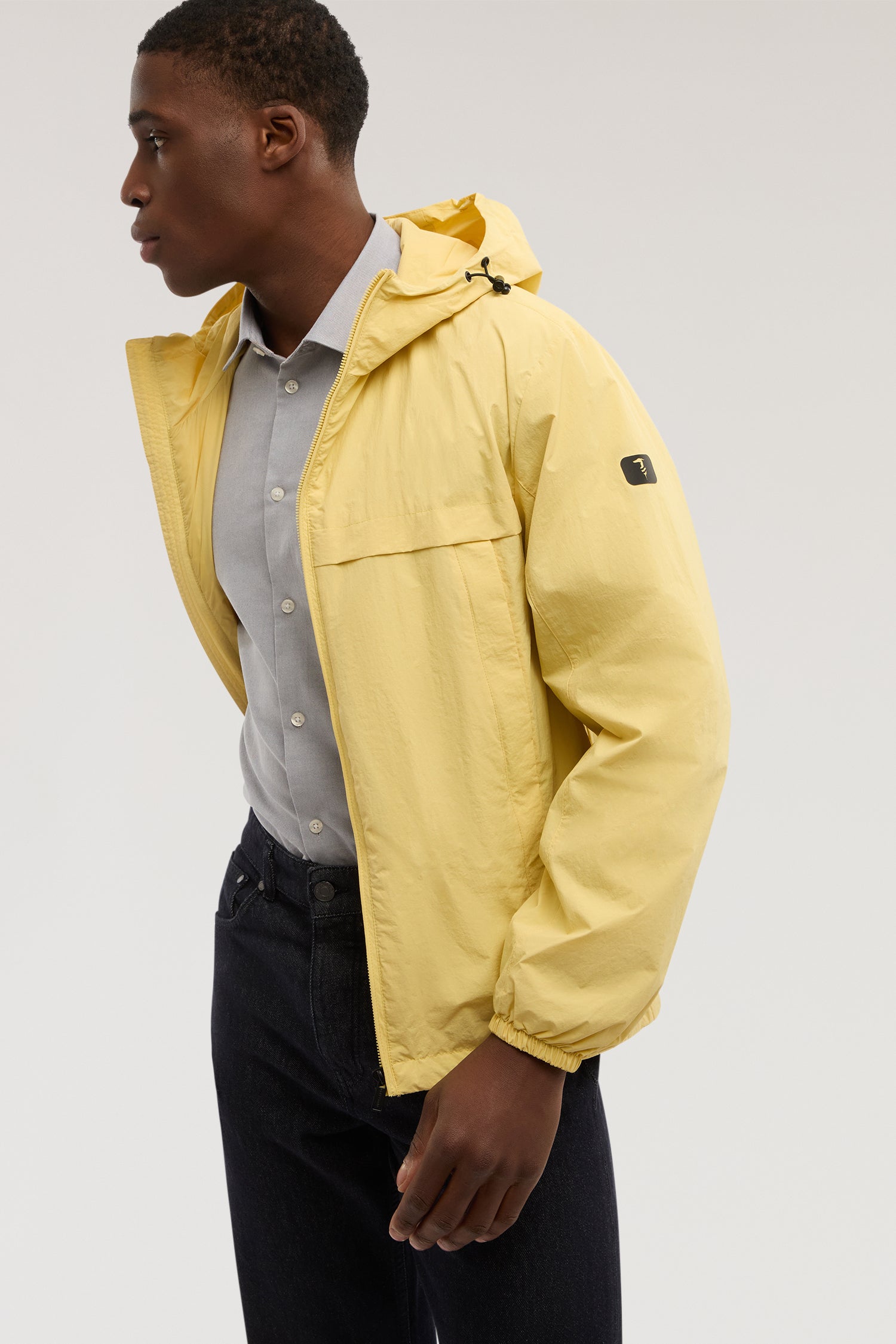 Giacca antivento con cappuccio in nylon crinkle 4|00753ee81f6d828ab2fce8cbccc9e5301dcfd299d34346815c9862cdbcd3bb06