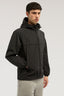 Giacca antivento con cappuccio in nylon crinkle 5