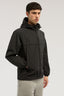 Giacca antivento con cappuccio in nylon crinkle 3