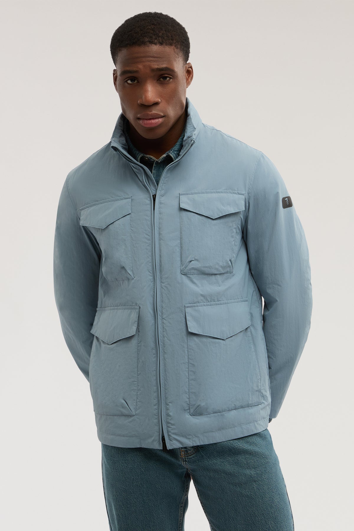 Field jacket in crinkle nylon – Trussardi