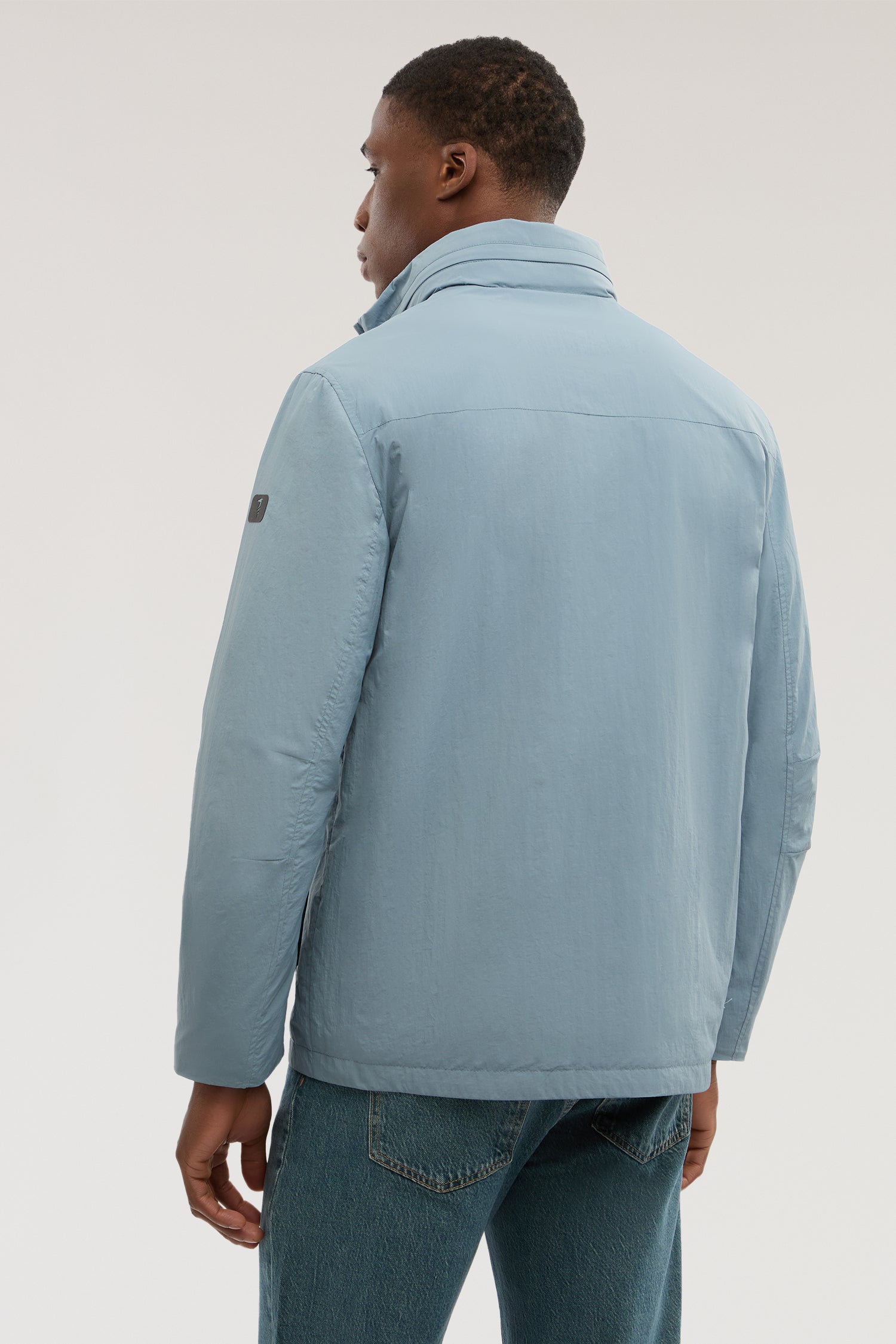 Field jacket in nylon crinkle 2|6cb0842de06c88ef8b11904faca0125bb96e18523f2293378941c09b9e1d81ac