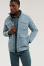 Field jacket in nylon crinkle 4
