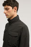 Field jacket in nylon crinkle 1