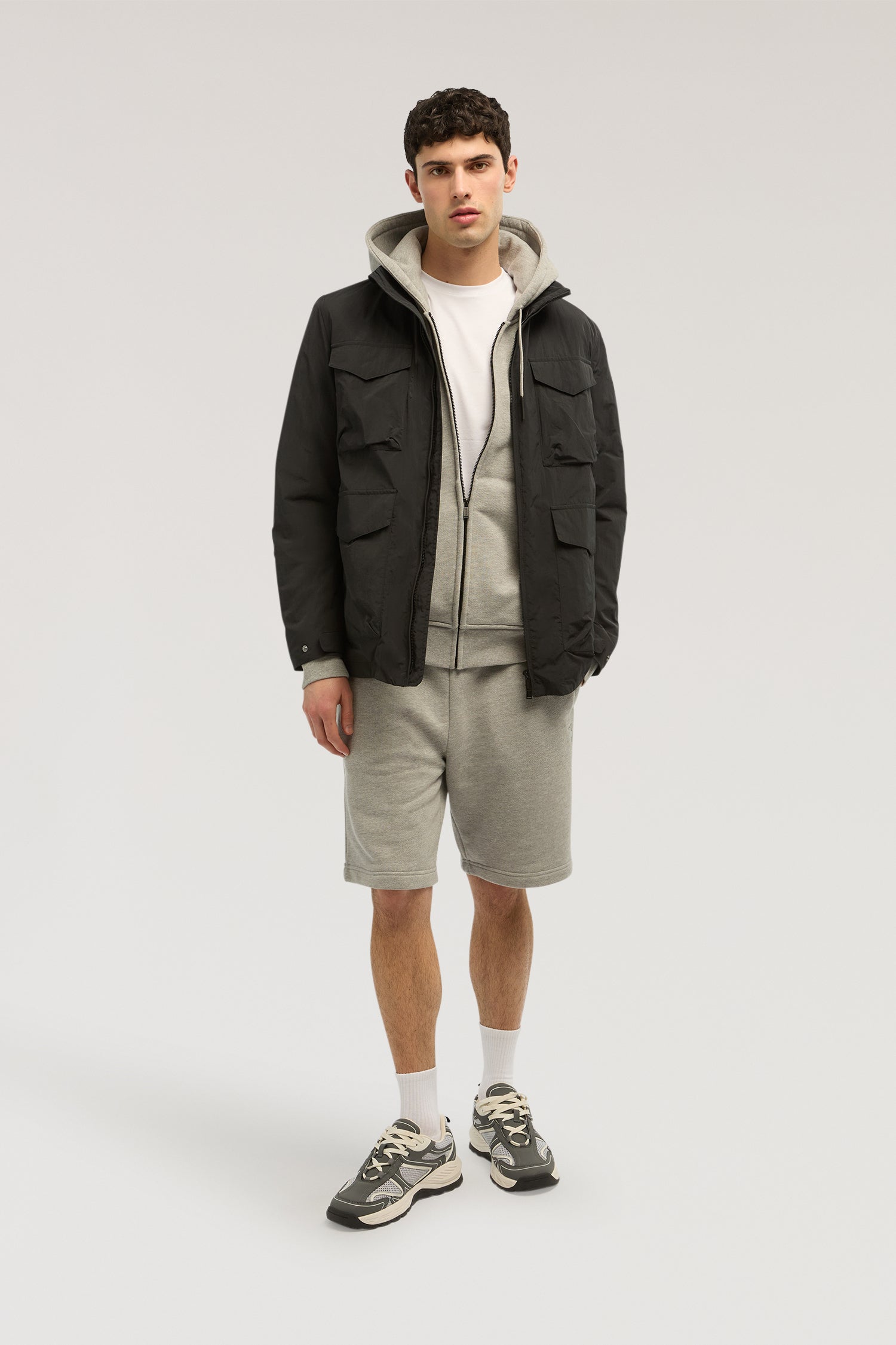 Field jacket in nylon crinkle 4|99fb1829e1563a212a3284a038311d844625a9cfa1391eacfe92025402ffc8c8