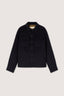 Overshirt in panno double in misto lana 5