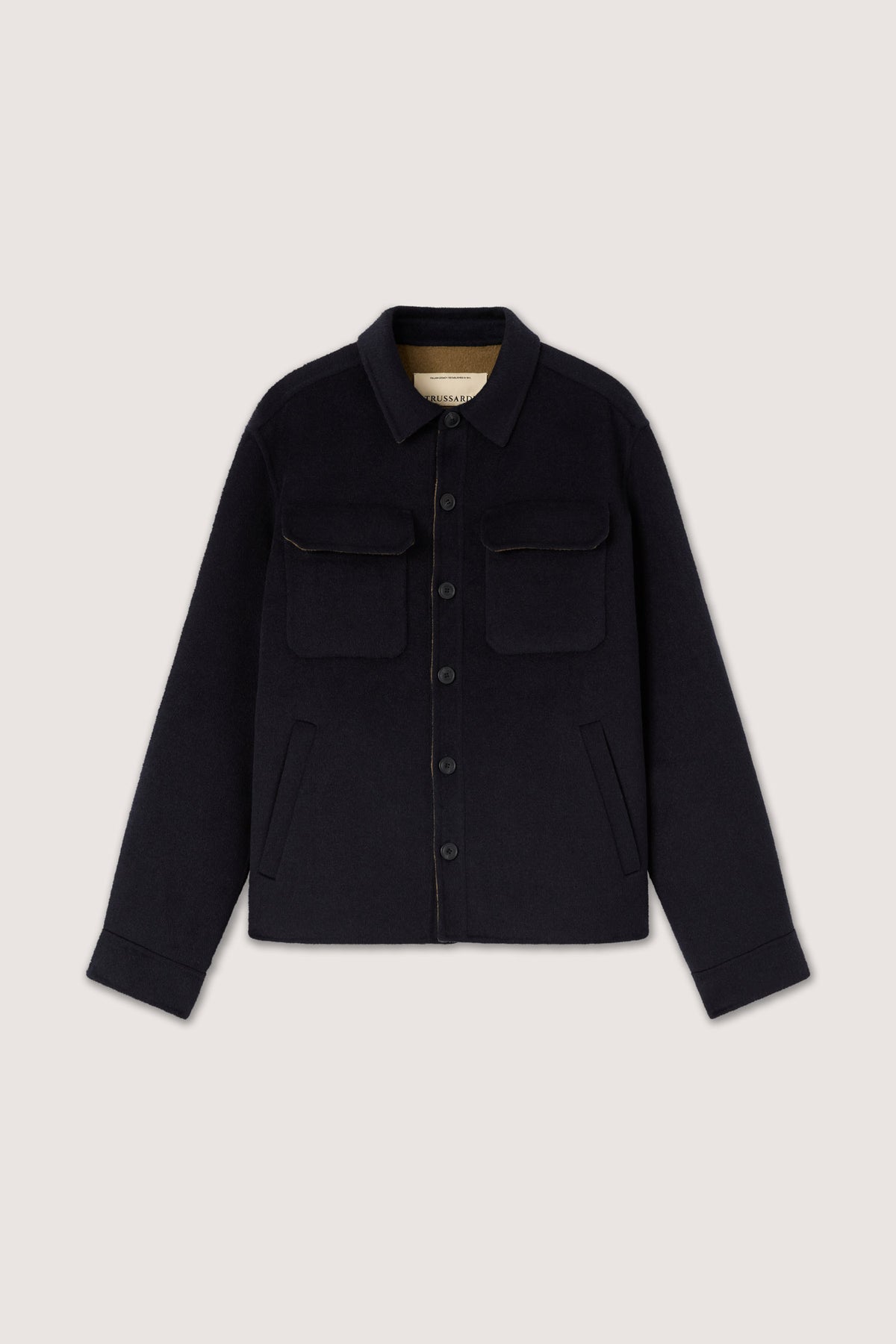 Overshirt in panno double in misto lana 5|07e9f41d8c998762cc8a603161dd7a67616739dfe4964ae450b3efe2d4c943bc