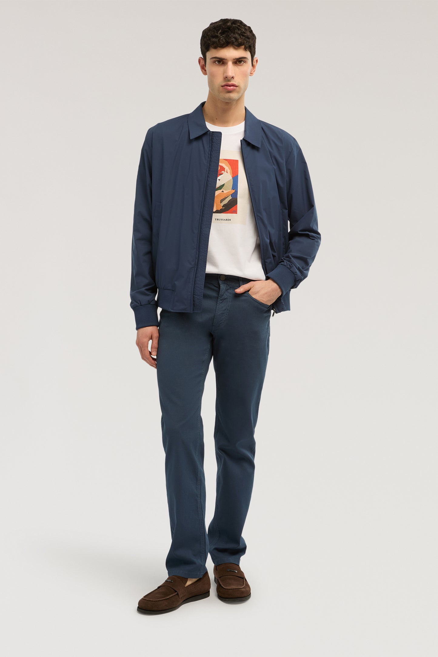 Giubbotto collo a camicia in microfibra 4|dc50c48d302f21bf4b7086dcc833dba8c369be38b9fdbcae03d291947f019080