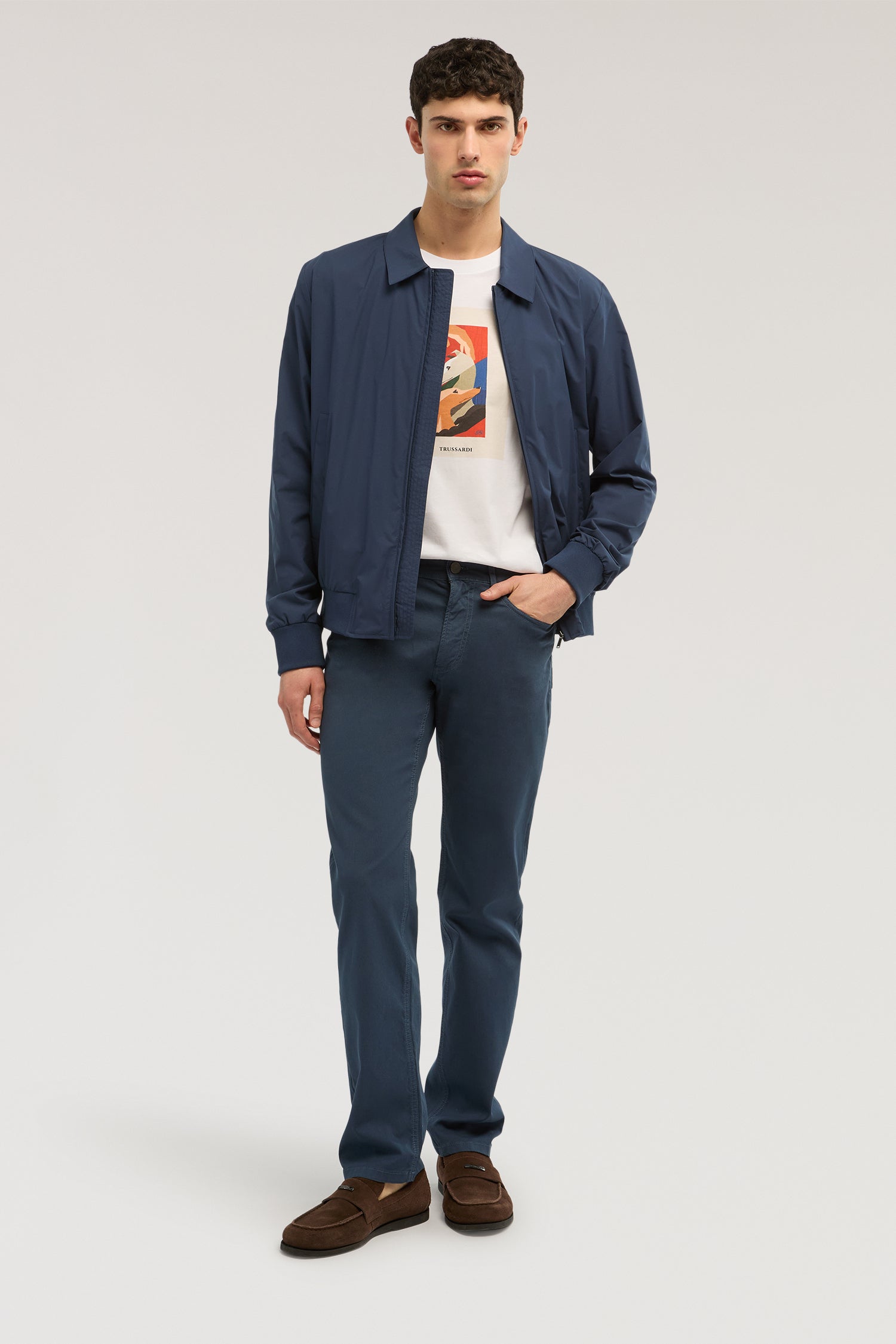 Giubbotto collo a camicia in microfibra 3|dc50c48d302f21bf4b7086dcc833dba8c369be38b9fdbcae03d291947f019080