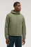 Hooded jacket in microfibre
