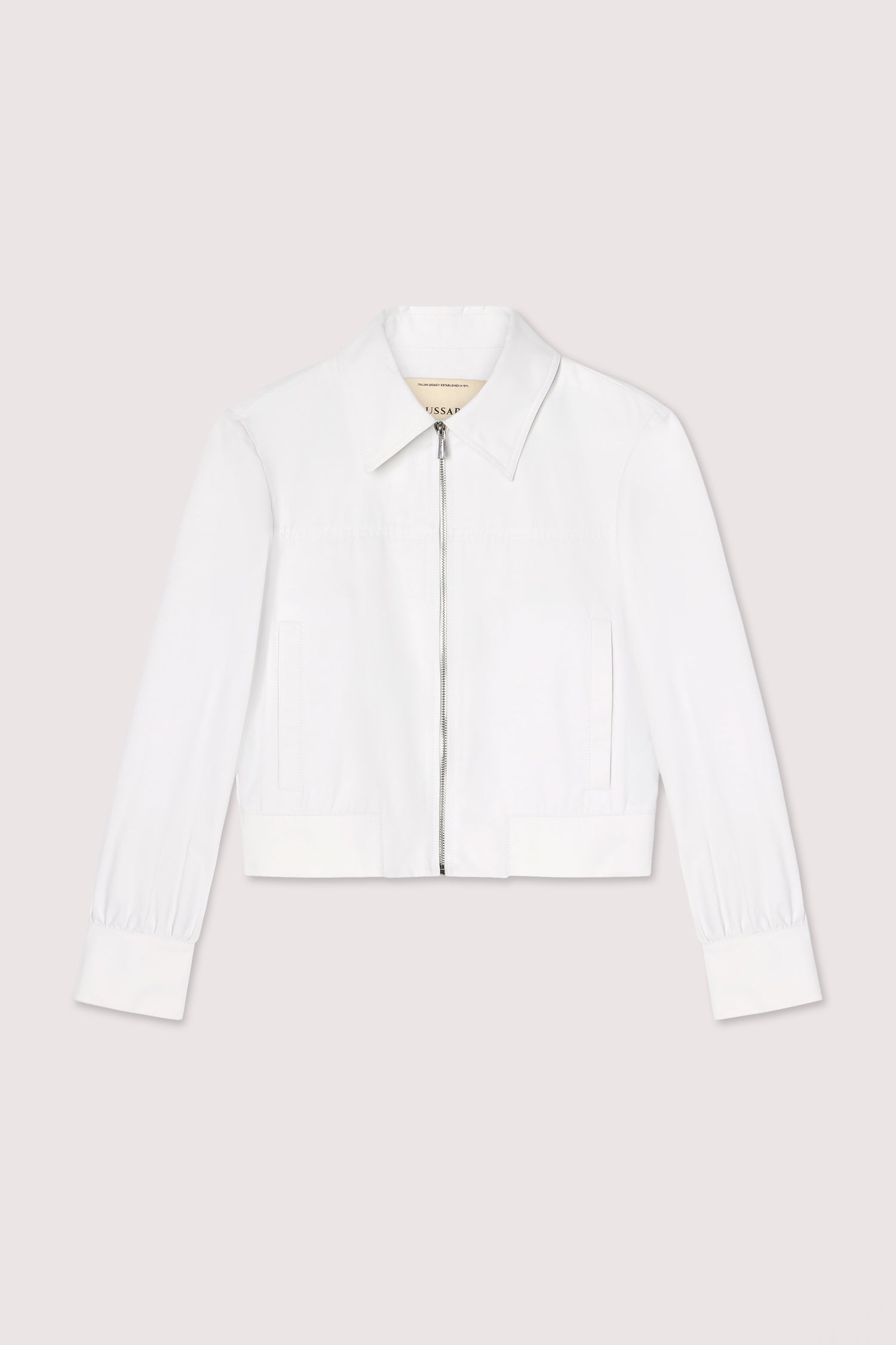 Giacca Cropped in Cotone 1|bcaa08d593da902548ee664c16dfb725bab68f24e43da18961bf4e60a2af18b4