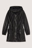 Parka in pelle con cappuccio 4