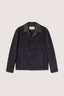 Giacca in suede con dettagli denim 6