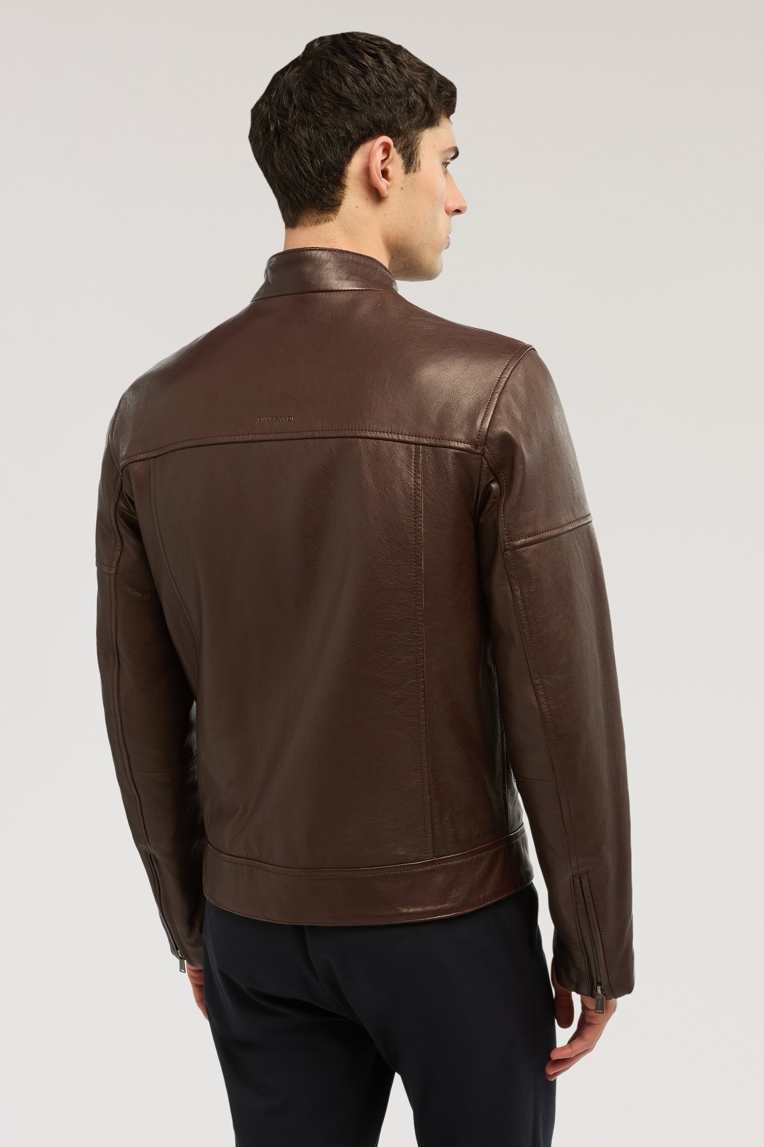 Giubbotto biker in pelle imbottito 2|32f616a8c76efc020ceac122fdc380efd3c5dd0d1012dd00e04d490e246216d4