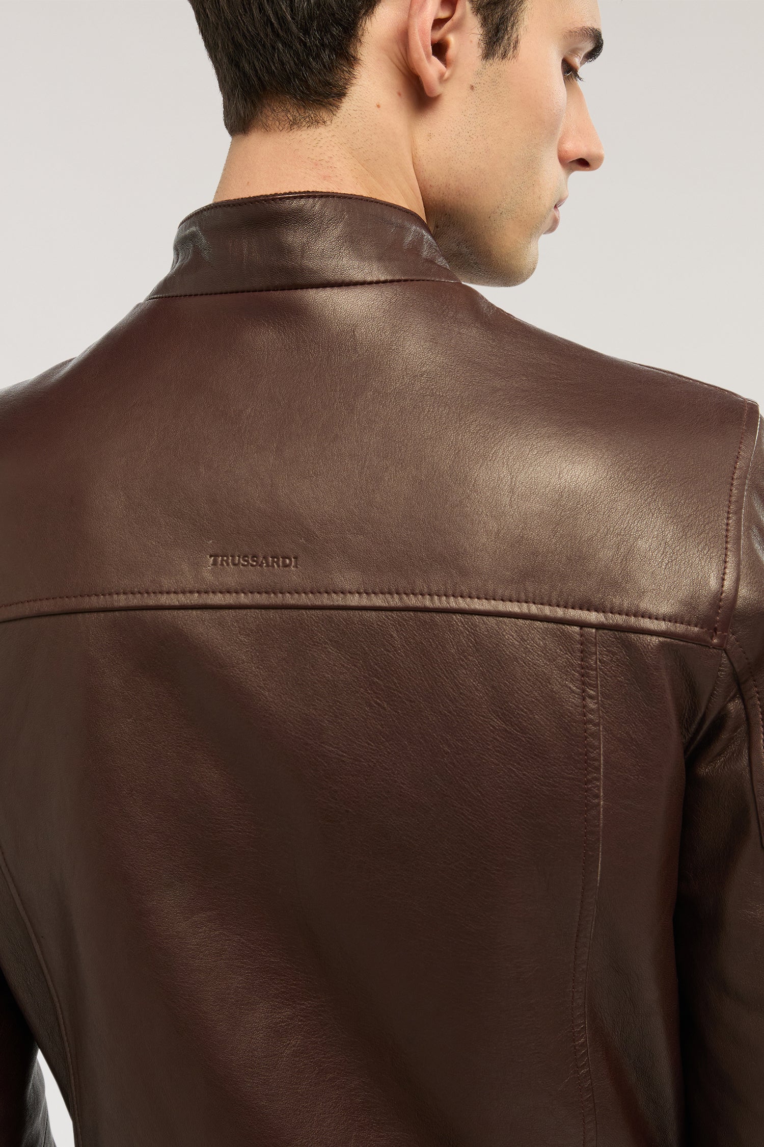 Giubbotto biker in pelle imbottito 3|d10460be41436aac4d13bcdefd14dd2a280262fd545cb64e5fd9e761b1a79724