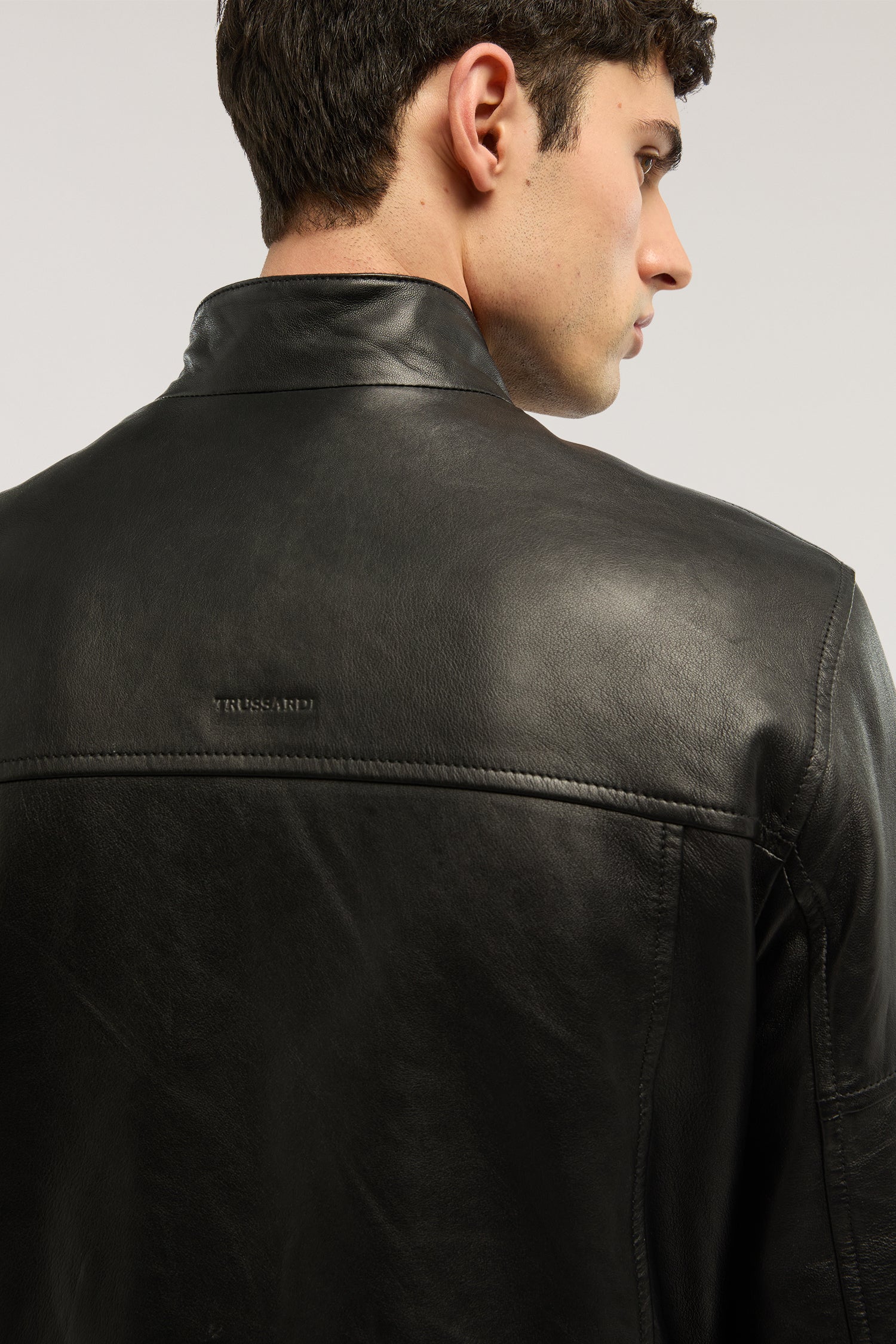 Giubbotto biker in pelle imbottito 3|00367ea7a8b654c939b4e20d9d76f8552b51704431b0b4c5b907f4b9abe8ccad